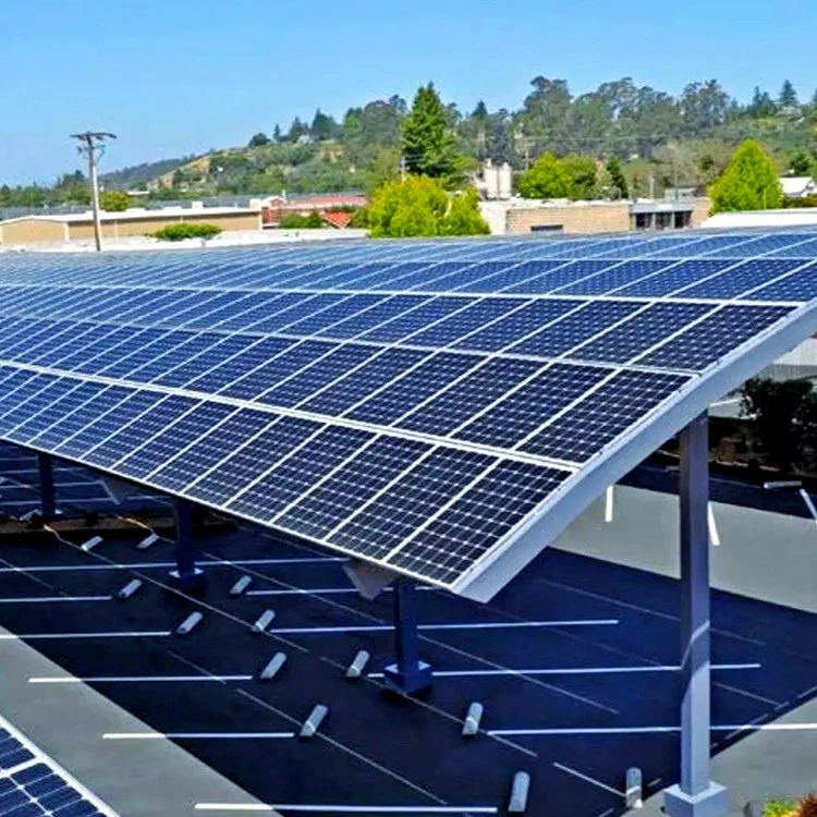 Carport Photovoltaic gendheng mlengkung